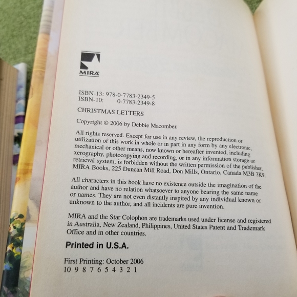 Debbie Macomber Four Christmas Novels Hardbacks Two First Printings - Picture 7 of 13